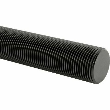 BSC PREFERRED Medium-Strength Left-Hand Threaded Rod Grade B7 Steel 1-14 Thread Size 3 Feet Long 95625A047